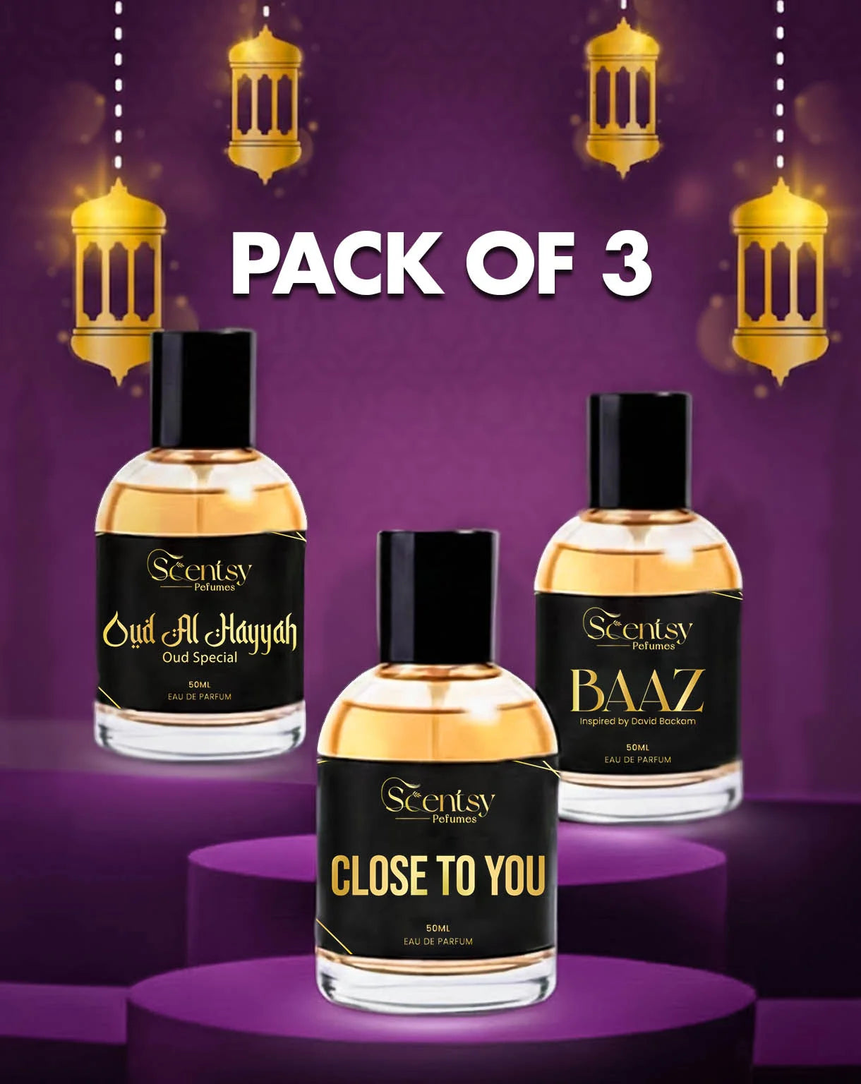 Scentsy Perfumes Pack of 3 Pre Ramzan Sale